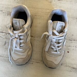 New Balance 574 Cream Sneakers